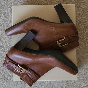 Franco Sarto congnac colored, ankle boots size 9.5 medium width